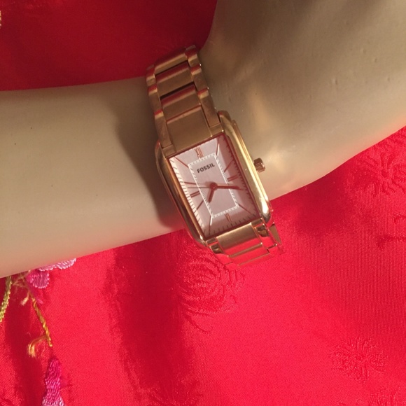 FOSSIL WATCH ADELE WOMEN LADIES ROSE GOLD TONE - Picture 3 of 4